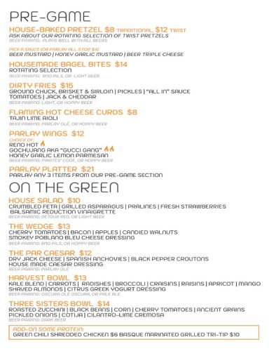 parlay 6 brewing menu page 2